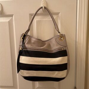 Timeless Fossil leather bag